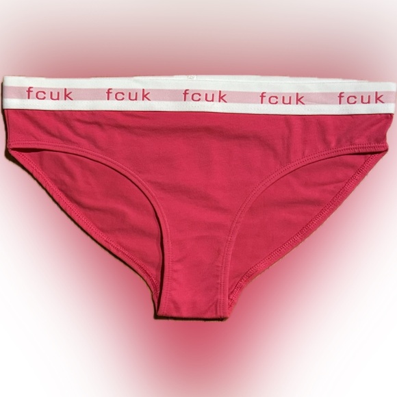 FCUK French Connection Crop Top Bralette and Bikini Brief Set - Picture 6 of 8